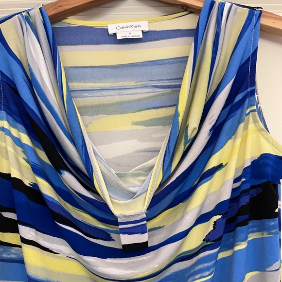 Women’s Calvin Klein Sleeveless Cowl Neck Top - Picture 3 of 4